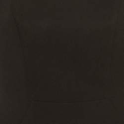 مملوكة مسبقًا Elie Tahari Black Lace Sleeve Crepe Short Dress M