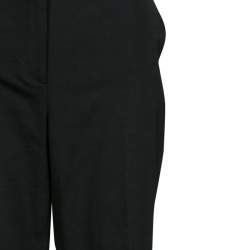 Elie Tahari Black Wool Tailored Trousers M