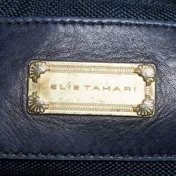 Pre Owned Elie Tahari Black Leather Chain Hobo