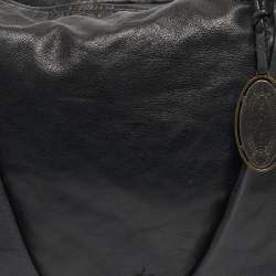 Pre Owned Elie Tahari Black Leather Chain Hobo