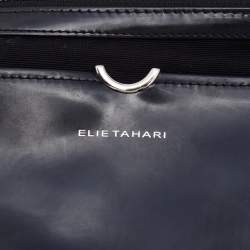 Pre Owned Elie Tahari White Leather Shopper Tote