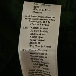 Pre Owned Elisabetta Franchi Black Satin Trim Crepe Vest S