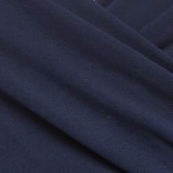 Pre Owned Elisabetta Franchi Navy Blue Embroidered Jersey Bodysuit M