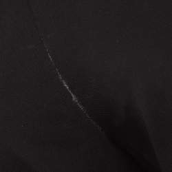 Pre Owned Elisabetta Franchi Black Embellished Stretch Knit Trousers L