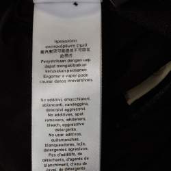 Pre Owned Elisabetta Franchi Black Beaded Jersey Sem Sheer Bodysuit M