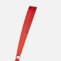 Pre Owned Elisabetta Franchi Orange Crepe Lace Trimmed Jumpsuit XL