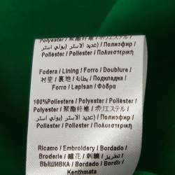 Pre Owned Elisabetta Franchi Green Sequin Crepe Midi Dress L