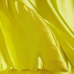 Pre Owned Elisabetta Franchi Blue Printed Jersey Cape Sleeve Open Front Jacket S