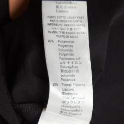 Pre Owned Elisabetta Franchi Black Jersey Bow Detail Sleeveless Bodysuit M