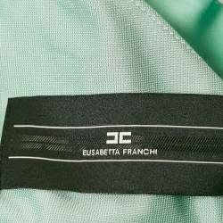 Elisabetta Franchi Green Jersey Bodysuit S