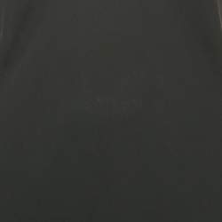 Pre Owned Elisabetta Franchi Black Crepe Maxi Slip Dress L