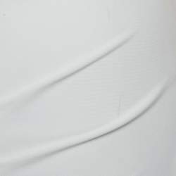 Pre Owned Elisabetta Franchi White Jersey Cut-Out Detail Ruched Mini Dress M