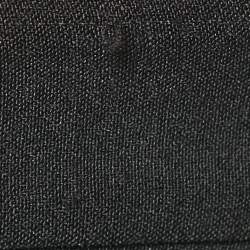 Pre Owned Elisabetta Franchi Black Crepe Button Detail Mini Skirt S