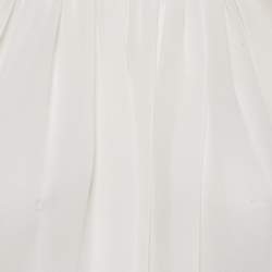 Elisabetta Franchi White Crepe Bodysuit M