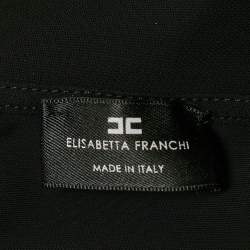 Pre Owned Elisabetta Franchi Black Jersey Full Sleeve Bodysuit M