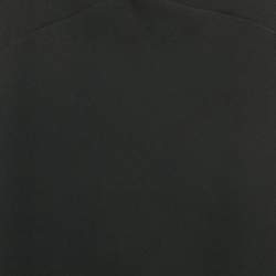 Elisabetta Franchi Black Crepe Full Sleeve Mini Dress M