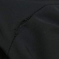 Elisabetta Franchi Black Stretch Gabardine Applique Detail Jumpsuit M