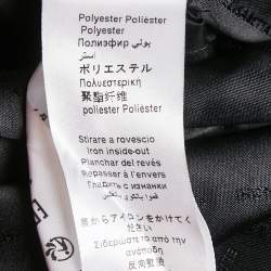 Pre Owned Elisabetta Franchi Black Lurex Cotton Double Breasted Blazer S