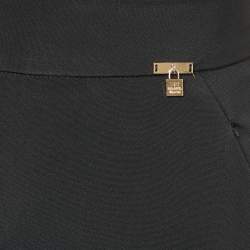 Elisabetta Franchi Black Crepe Sleeveless Jumpsuit M