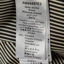 Elisabetta Franchi Black Faux Leather Mini Dress M