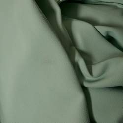 Pre Owned Elisabetta Franchi Mint Green Crepe Flared Leg Trousers M