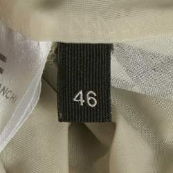 Pre Owned Elisabetta Franchi Monogram Print Jersey Bodysuit and Leggings Set M/L