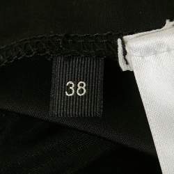 Pre Owned Elisabetta Franchi Black Jersey V-Neck Jumpsuit S