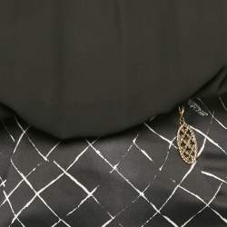Elisabetta Franchi Black Silk and Satin Detachable Dress S