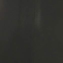 Elisabetta Franchi Black Jersey Logo Embellished Maxi Dress S