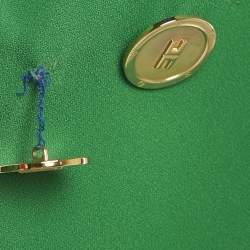 Pre Owned Elisabetta Franchi Green Crepe Lace-Up Detail Mini Coat Dress S