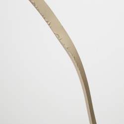 Pre Owned Elisabetta Franchi Beige Ruffled Mini Coat Dress M