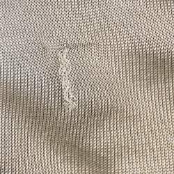 Pre Owned Elisabetta Franchi Grey Rib Knit Tank Top M