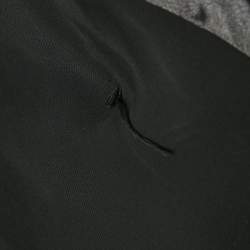 Pre Owned Elisabetta Franchi Black Crepe Double Breasted Mini Dress M