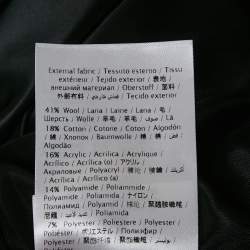 Pre Owned Elisabetta Franchi Purple Stripe Cotton V-Neck Sweater M