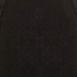 Pre Owned Elisabetta Franchi Black Lace Pencil Skirt S 