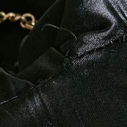 Pre Owned Elisabetta Franchi Black Crepe Peplum Jacket S