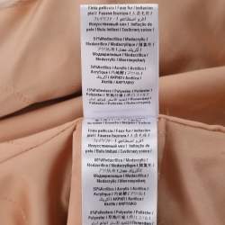 Pre Owned Elisabetta Franchi Multicolor Faux Fur Jacket S