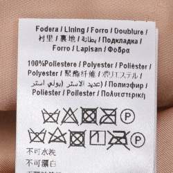 Pre Owned Elisabetta Franchi Multicolor Faux Fur Jacket S