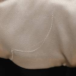 Pre Owned Elisabetta Franchi Black/Cream Crepe Jumpsuit S