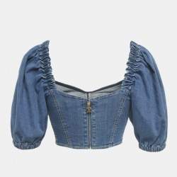 مملوكة مسبقًا إليزابيتا فرانكي توب جينز قصير بحجم صغير