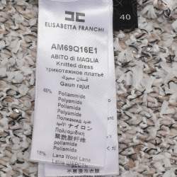 مملوكة مسبقًا فستان إليزابيتا فرانشي توب بدون أكمام متوسط بيج/ أبيض، مقاس صغير