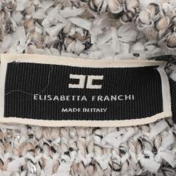 مملوكة مسبقًا فستان إليزابيتا فرانشي توب بدون أكمام متوسط بيج/ أبيض، مقاس صغير