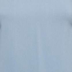 Pre Owned فستان إليزابيتا فرانشي أزرق فاتح بكريب قصير مقاس متوسط