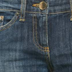 Pre Owned بنطلون جينز ممزق إليسابيتا فرانكي دينيم ناى أزرق مقاس صغير