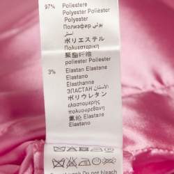 Pre Owned Elisabetta Franchi Pink Crepe Tailored Suit S