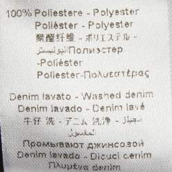 مملوكة مسبقًا Elisabetta Franchi Black Gabardine Pleated Trousers M