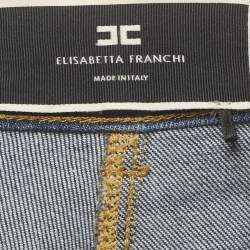 Pre Owned بنطلون جينز إليسابيتا فرانكي دنيم أزرق باهت ضيق مقاس وسط 28 متوسط