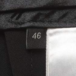 Pre Owned بنطلون إليزابيتا فرانكي كريب أسود كبير