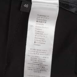 Pre Owned بنطلون إليزابيتا فرانكي كريب أسود كبير