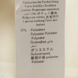 مملوكة مسبقًا Elisabetta Franchi White Stretch Gabardine Trousers M